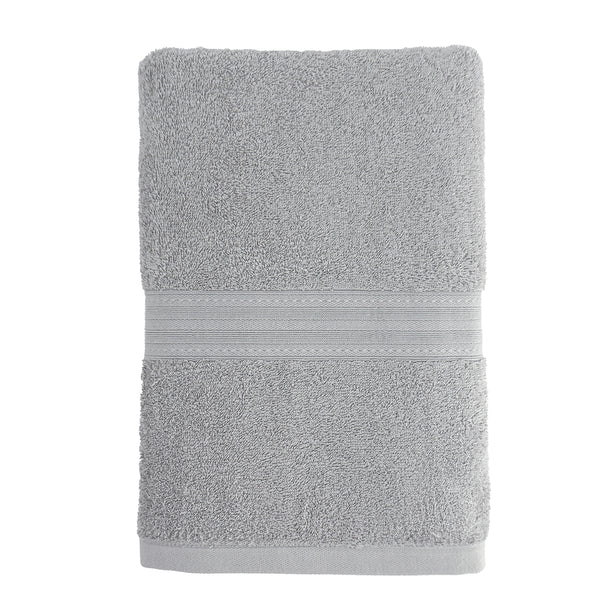 Milton Home Leona 100% Cotton Bath Linen, Grey