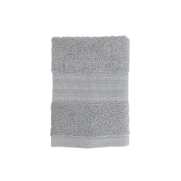 Milton Home Leona 100% Cotton Bath Linen, Grey