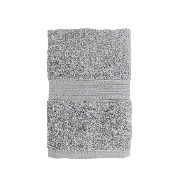 Milton Home Leona 100% Cotton Bath Linen, Grey
