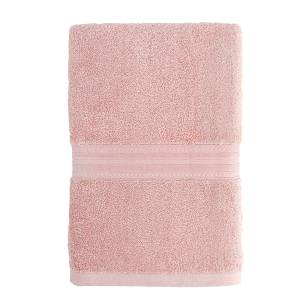 Milton Home Leona 100% Cotton Bath Linen, Pink