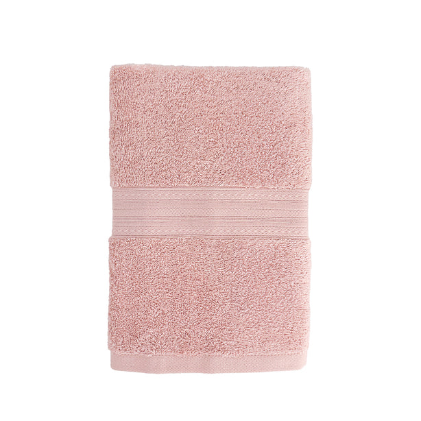 Milton Home Leona 100% Cotton Bath Linen, Pink