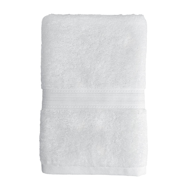 Milton Home Leona 100% Cotton Bath Linen, White
