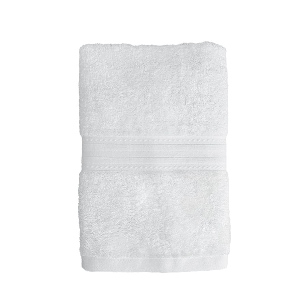 Milton Home Leona 100% Cotton Bath Linen, White