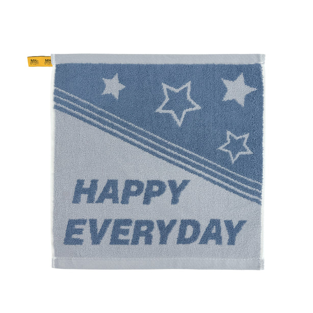 Milton Home Studio Loopy Face Towel With Loop, Happy Everyday, Set Of 3
