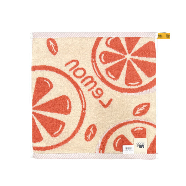Milton Home Studio Loopy Face Towel With Loop, Lemon, Set Of 3