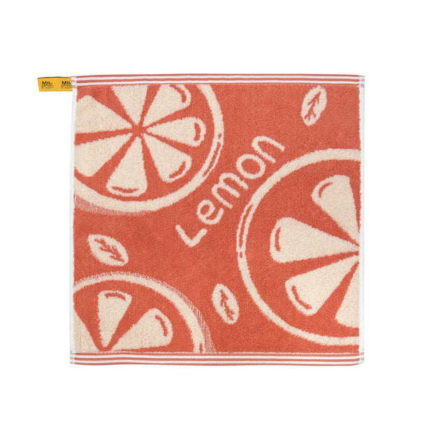 Milton Home Studio Loopy Face Towel With Loop, Lemon, Set Of 3