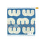 Milton Home Studio Loopy Face Towel With Loop, Mum, Set Of 3