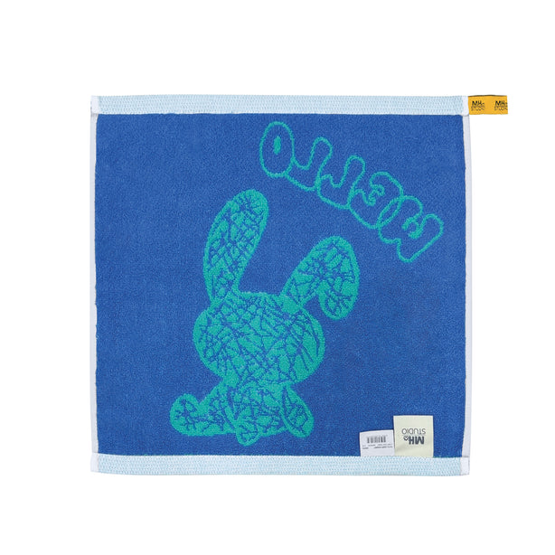 Milton Home Studio Loopy Face Towel With Loop, Rabbit, Set Of 3