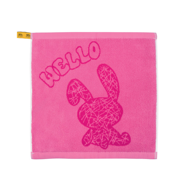 Milton Home Studio Loopy Face Towel With Loop, Rabbit, Set Of 3