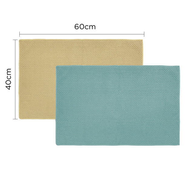 Milton Home Studio Bess 100% Microfibre 2 Piece Rag Set, Set Of 2