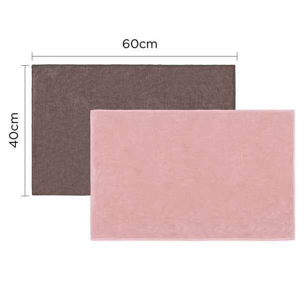 Milton Home Studio Bess 100% Microfibre 2 Piece Rag Set, Set Of 2