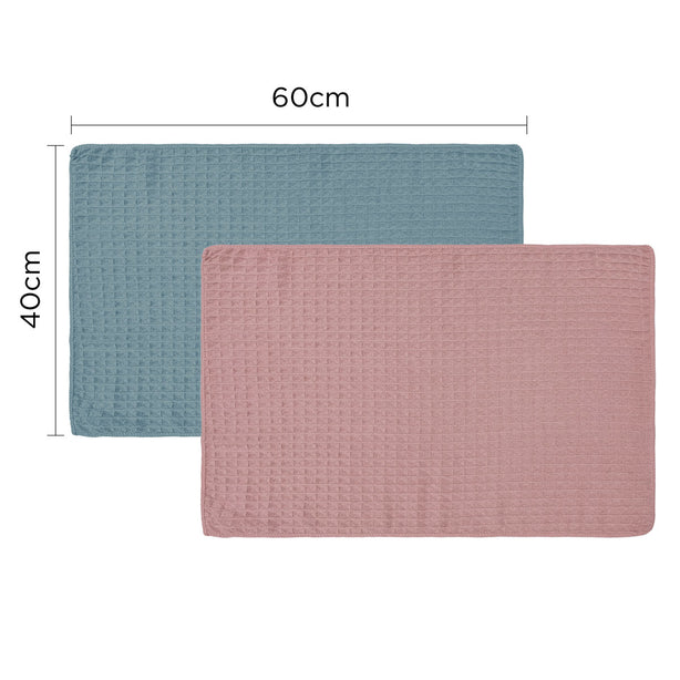 Milton Home Studio Bess 100% Microfibre 2 Piece Rag Set, Set Of 2