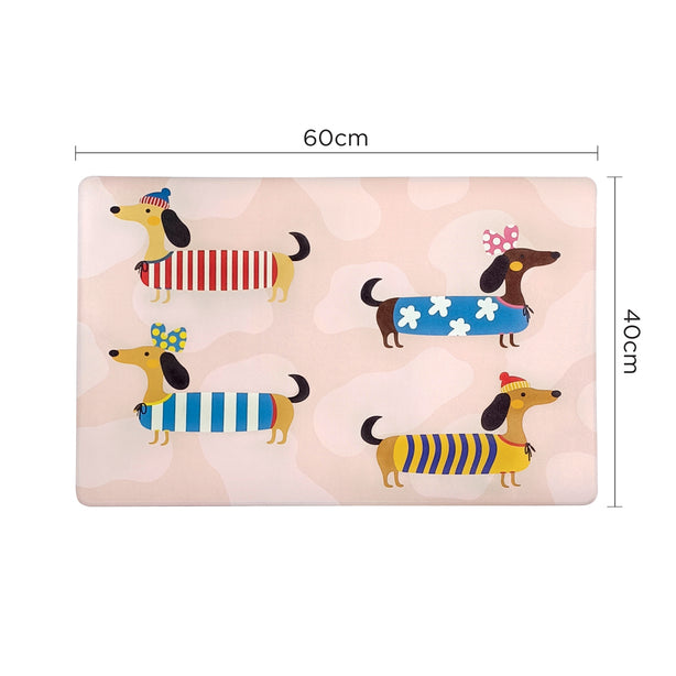 Milton Home Studio Pvc Anti-Slip Kitchen Mat, Sizzla