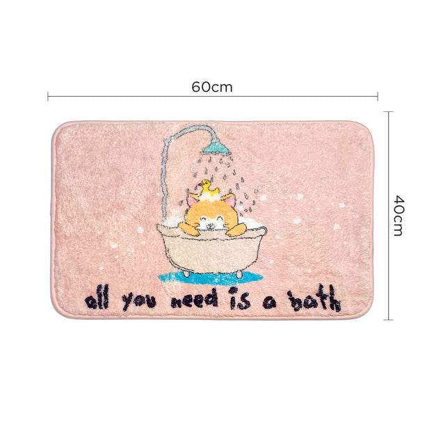 Milton Home Studio 100% Microfibre Anti-Slip Mat, Splaz