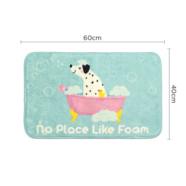 Milton Home Studio 100% Microfibre Anti-Slip Mat, Splaz