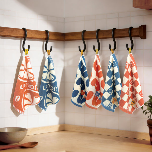 Milton Home Studio Loopy Face Towel With Loop, Mum, Set Of 3