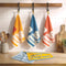 Milton Home Studio Loopy Face Towel With Loop, Happy Everyday, Set Of 3