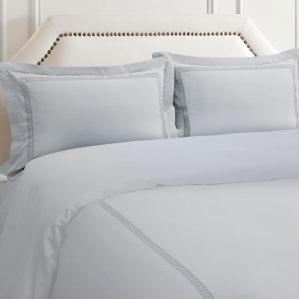 Charles Millen Singature Vouge Collection 100% Pima Cotton Bedlinen (Silver), Mondrae