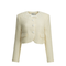 Boucl Blazer With Lace Details