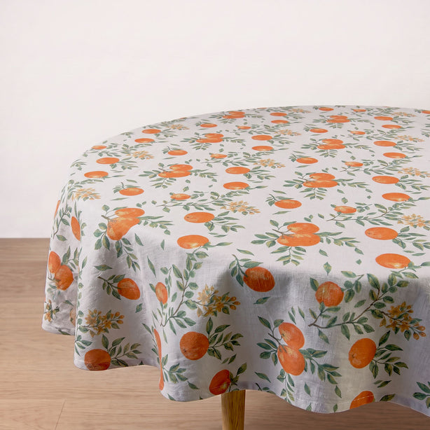 Mandarin Bloom Round Table Cloth Heritage Collection by Robinson