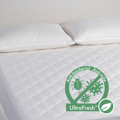Mattress Protector Anti-Dustmite Luxury Cotton Hotel Collection by Robinsons (Cooling | Anti-Bacterial | Mattress Pad)