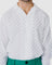 Gabriel Sheer Patterned Shirt White
