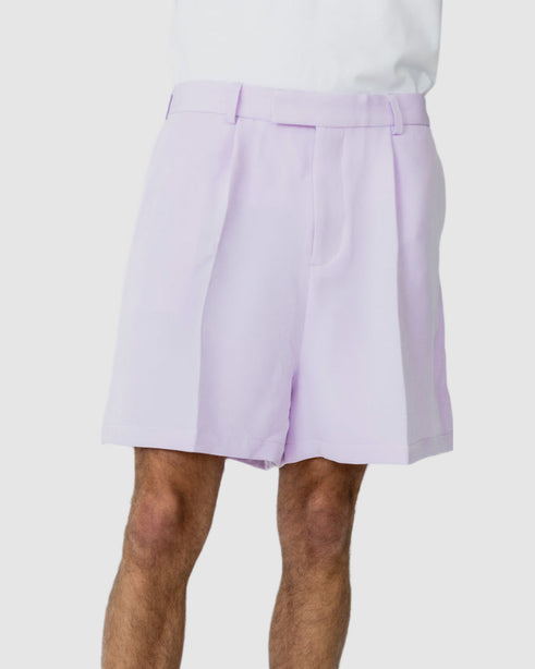 Robbie Loose Cropped Shorts Lilac