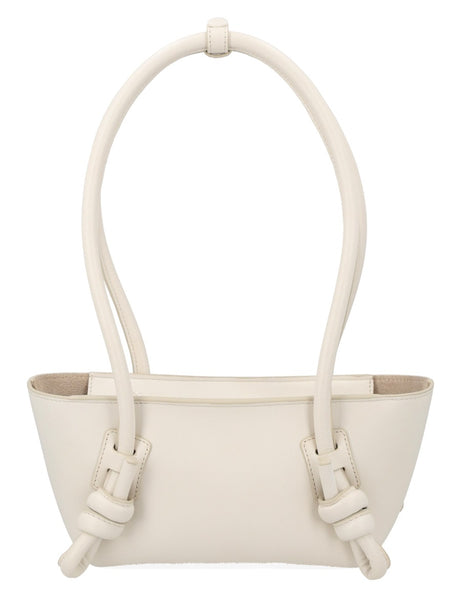FLECA Mini Calfskin Shoulder Bag - Off White
