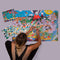 OMY Giant Poster & Stickers - Dinos (100 x 70cm)