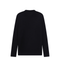 Blue Wool Sweater With Re-Nylon Pocket