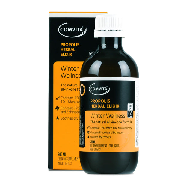 Comvita Propolis Herbal Elixir, 200 ml