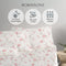 Cool Bamboo Petal Dusk Printed Fitted Sheet Set Hotel Collection by Robinsons