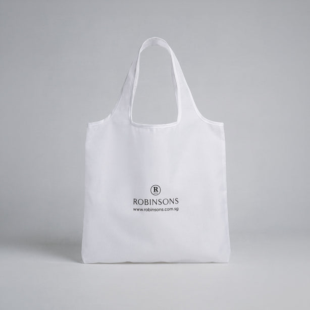Robinsons Foldable Plush Keychain Tote Bag