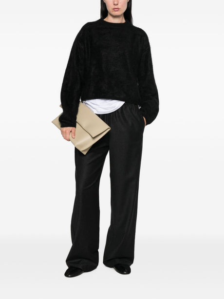 Black Crewneck Cashmere Sweater