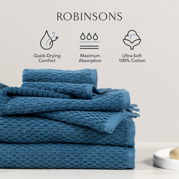 Robinsons Quick Dry Premium Face Towel Core Collection