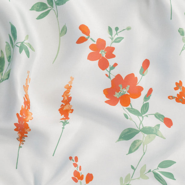 Cool Bamboo Clementine Garden Printed Bed Sheet Set Hotel Collection by Robinsons