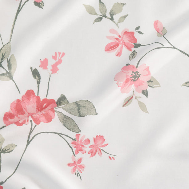 Cool Bamboo Petal Dusk Printed Fitted Sheet Set Hotel Collection by Robinsons