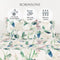 Cool Bamboo Wildflower Walk Printed Bed Sheet Set - Hotel Collection by Robinsons