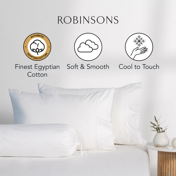 Egyptian Luxury Fitted Sheet Set Heritage Collection by Robinsons