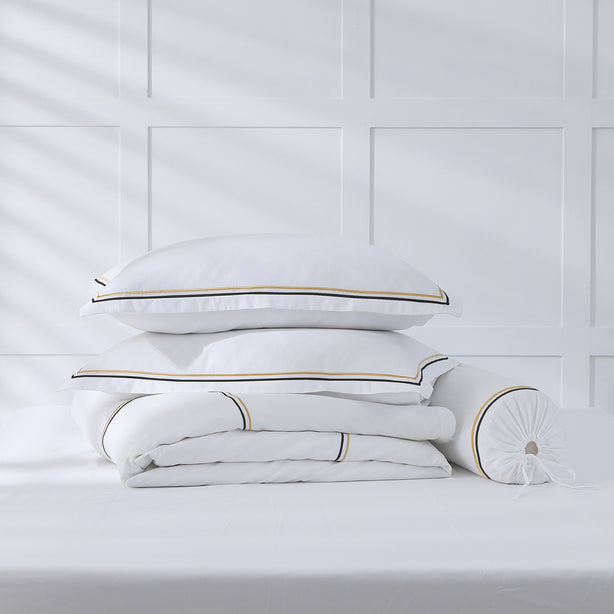 Royale 1200TC Embroidered Bed Sheet Set Hotel Collection by Robinsons