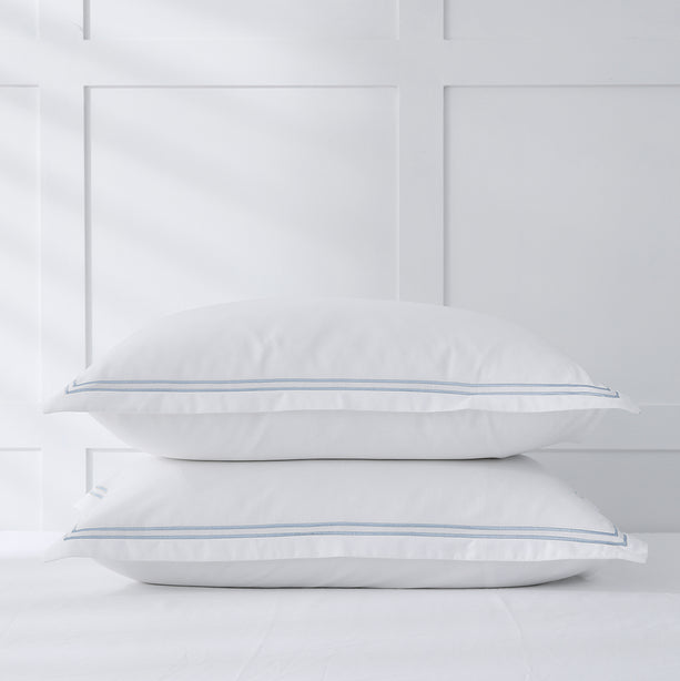 Royale 1000TC Embroidered Bed Sheet Set Hotel Collection by Robinsons