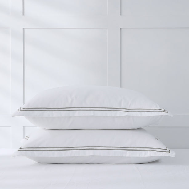 Royale 1000TC Embroidered Bed Sheet Set Hotel Collection by Robinsons