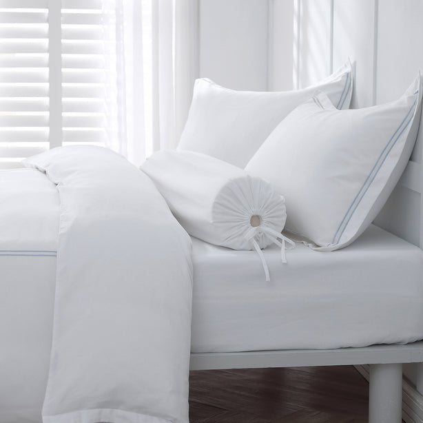 Royale 1000TC Embroidered Bed Sheet Set Hotel Collection by Robinsons