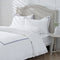 Royale 1000TC Embroidered Bed Sheet Set Hotel Collection - Mezzanotte Blue by Robinsons