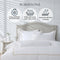 Royale 1000TC Embroidered Bed Sheet Set Hotel Collection by Robinsons