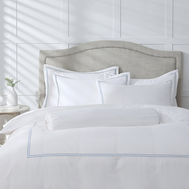 Royale 1000TC Embroidered Bed Sheet Set Hotel Collection by Robinsons