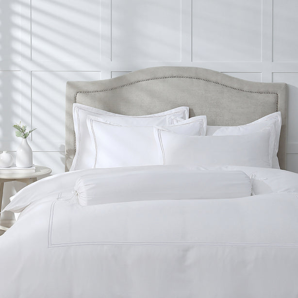 Royale 1000TC Embroidered Bed Sheet Set Hotel Collection by Robinsons