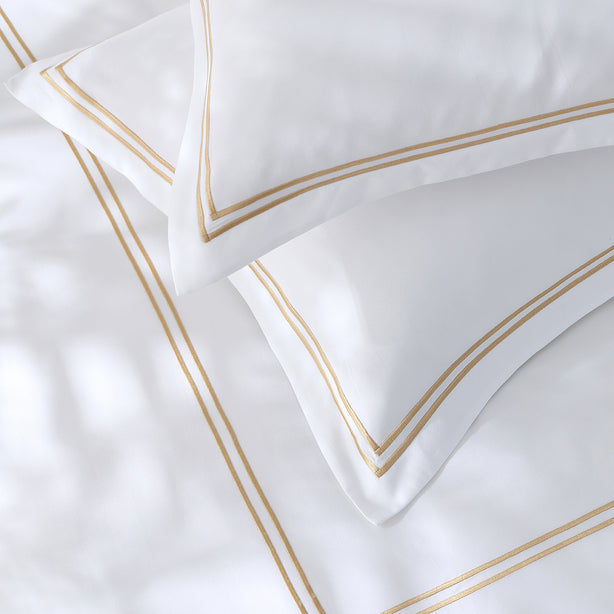 Royale 1000TC Embroidered Bed Sheet Set Hotel Collection by Robinsons