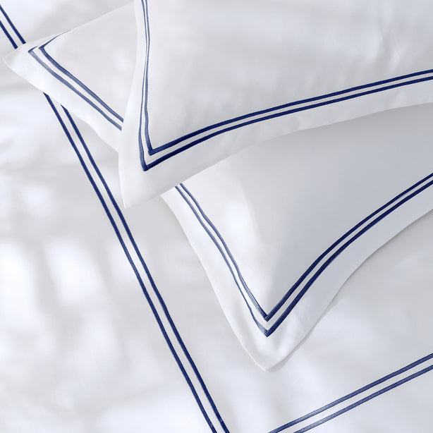 Royale 1000TC Embroidered Bed Sheet Set Hotel Collection by Robinsons