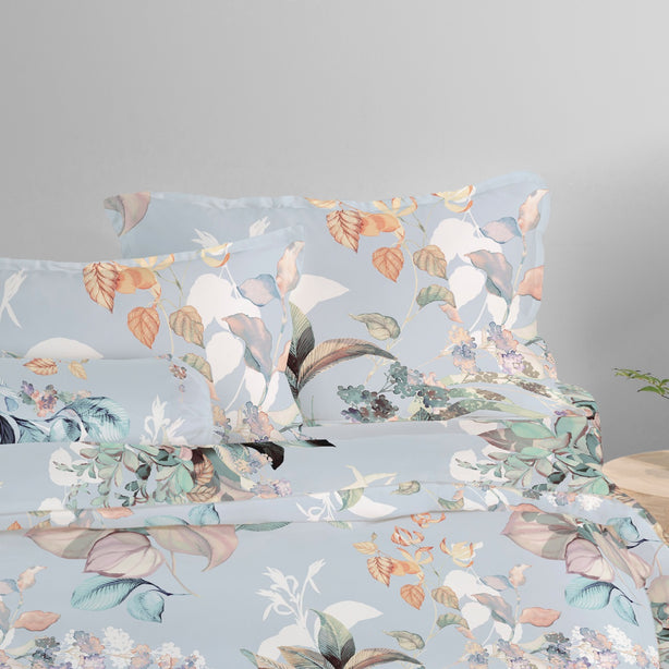 Cool Bamboo Resort Oasis Printed Bed Sheet Set - Hotel Collection by Robinsons